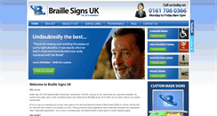 Desktop Screenshot of braillesignsuk.co.uk